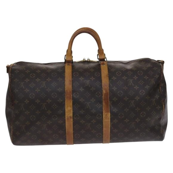 LOUIS VUITTON Monogram Keepall Bandouliere 55 Boston Bag - Picture 3 of 16